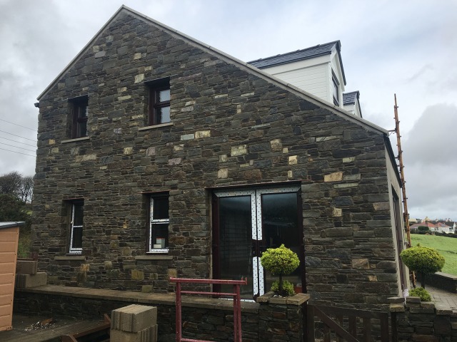 Stone Work, Roof & Extension